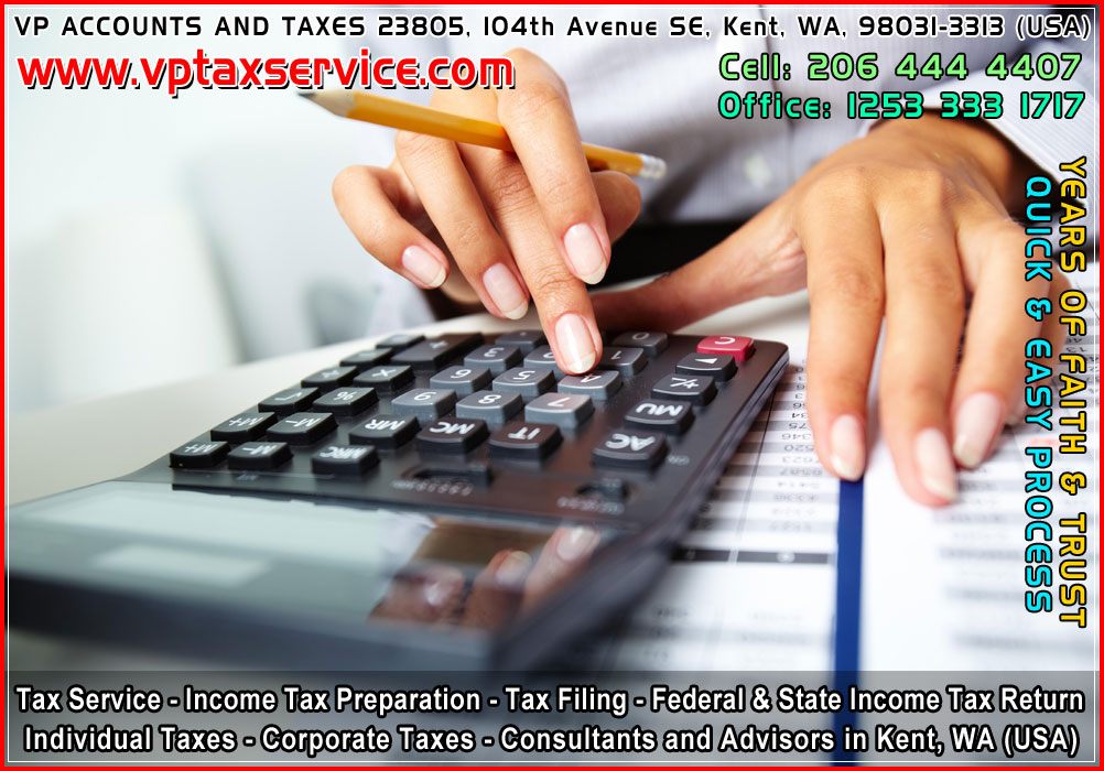 individual tax returns Seattle wa income tax filing state tax return filing kent seattle wa usa